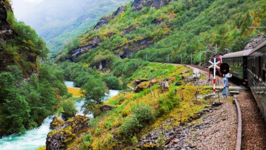 Itinerari ferroviari turistici in Norvegia